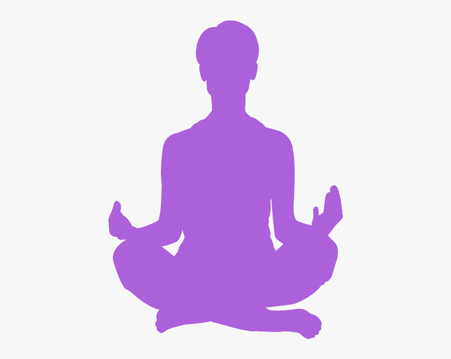 Yoga Silhouettes, Transparent Clipart