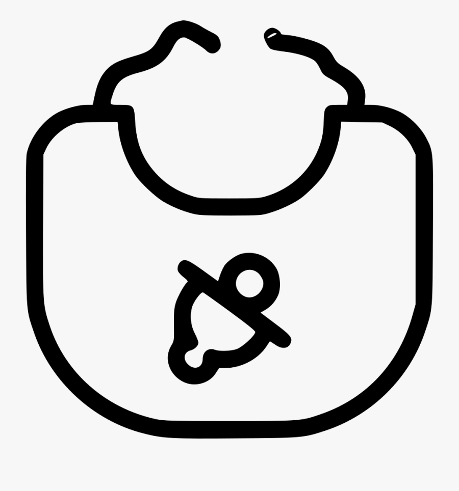 Baby Bib - Transparent Baby Bib Icon, Transparent Clipart