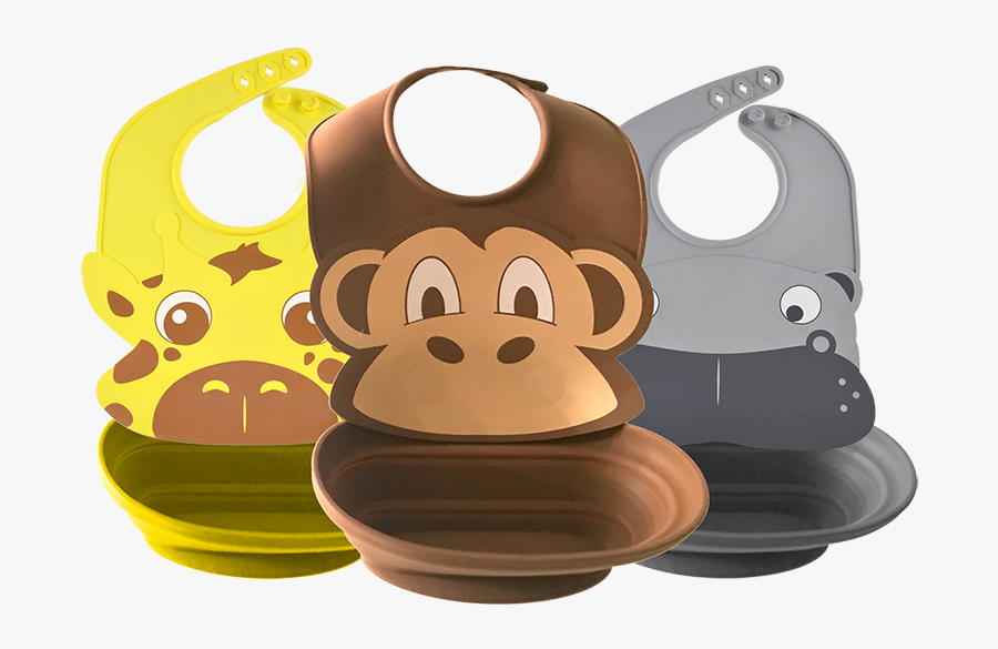 Magnebib™ Safari Animals - Cartoon, Transparent Clipart