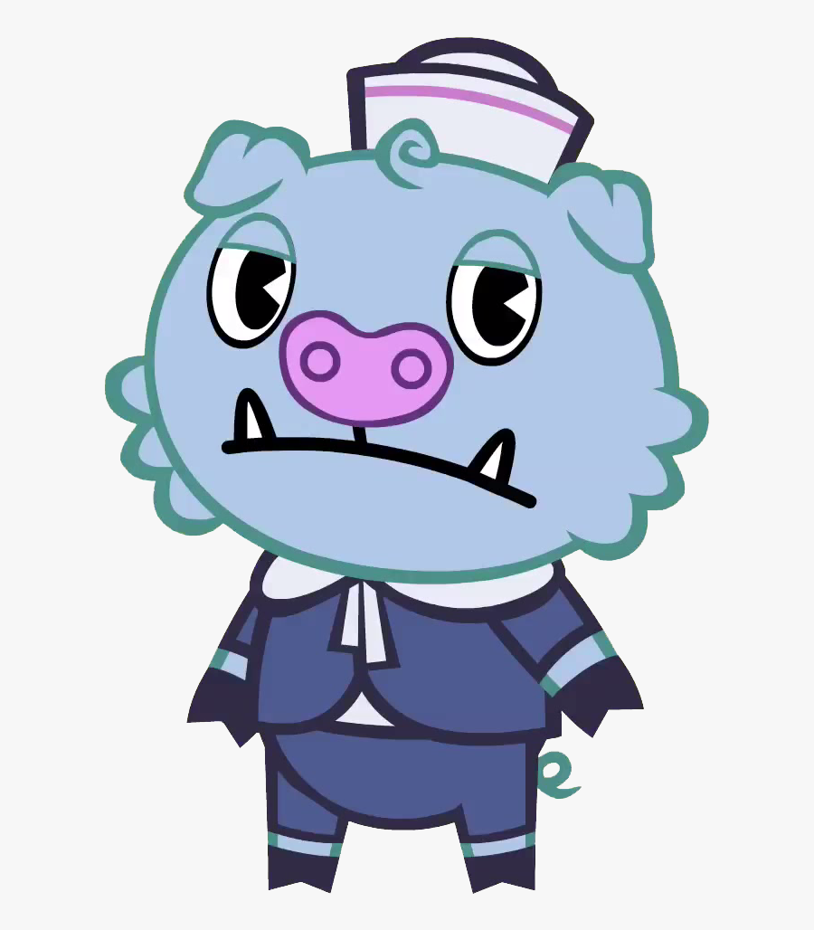 Truffles Happy Tree Friends - Happy Tree Friends Pig, Transparent Clipart
