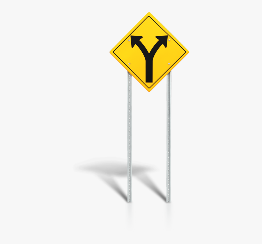 A Fork In The Road - Transparent Fork In The Road Sign, Transparent Clipart