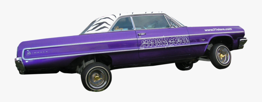 Family Car Chevrolet Impala Lowrider - Low Rider Car Png, Transparent Clipart