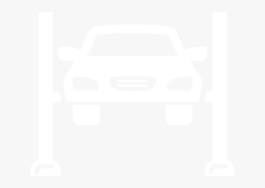 White Service Icon - City Car, Transparent Clipart