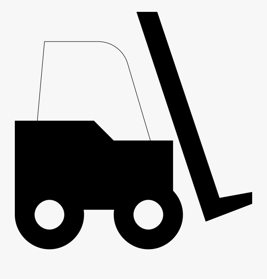 Fork Truck - Icon, Transparent Clipart