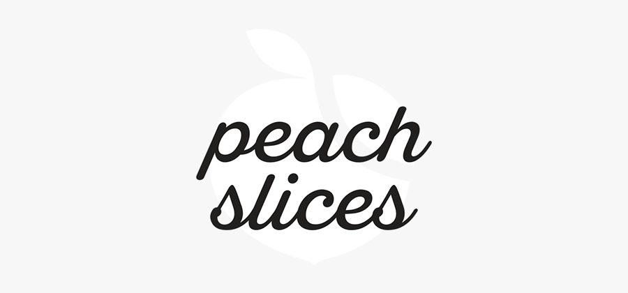 Peach Slices Brand Logo, Transparent Clipart