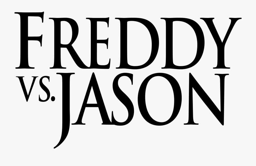 Clipart Black And White Stock Logo Png Svg Vector Freebie - Freddy Vs Jason Logo, Transparent Clipart