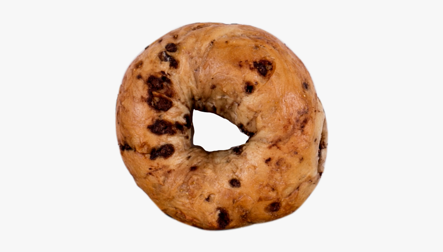 Banana Chocolate Chip Bagel, Transparent Clipart