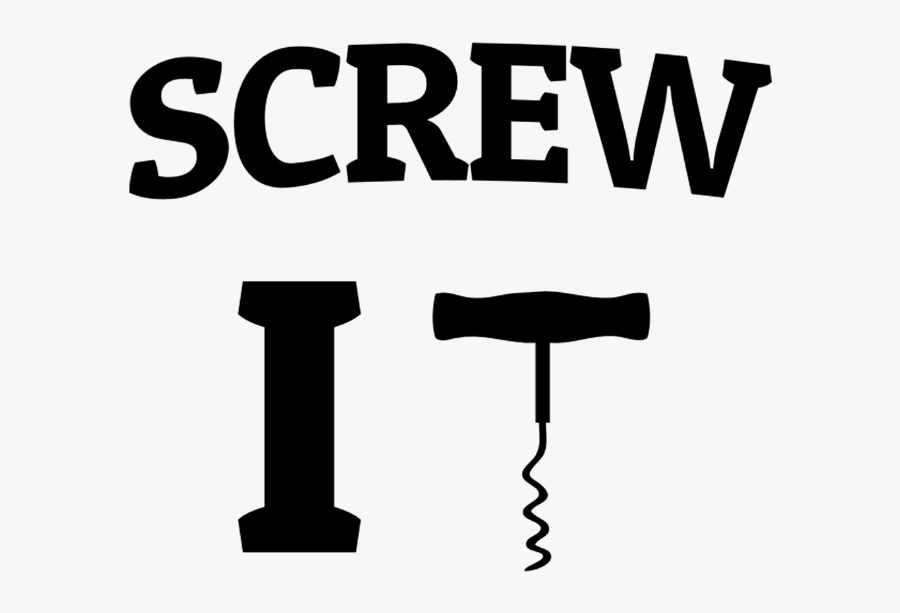 Screw It Corkscrew - Illustration, Transparent Clipart