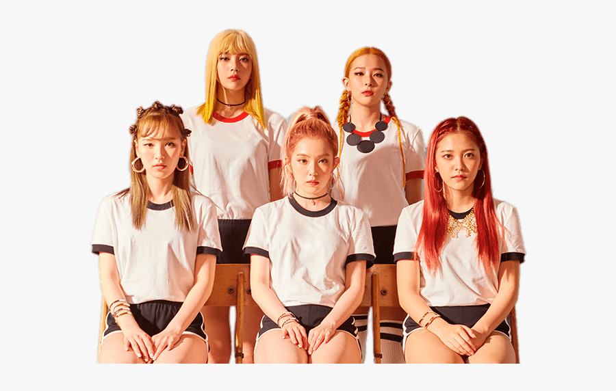 Red Velvet Group Photo - Russian Roulette Red Velvet Cover, Transparent Clipart
