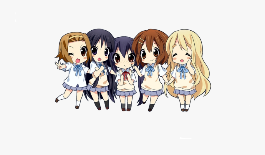 Chibi Anime School Girl, Transparent Clipart