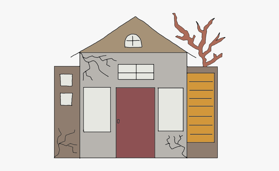 Houses Clipart Dream House - Old House Cartoon Png, Transparent Clipart