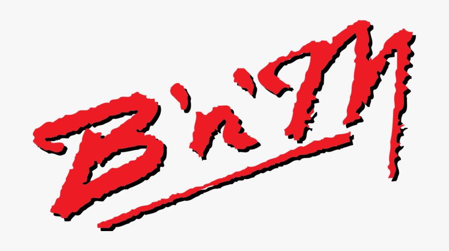 B & M Crappie Logo, Transparent Clipart