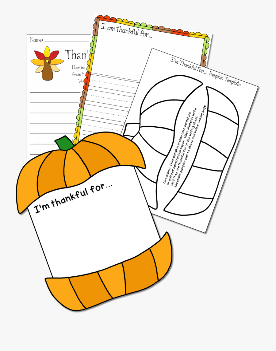 This Thanksgiving Freebie Includes A Pumpkin Template - Pumpkin, Transparent Clipart