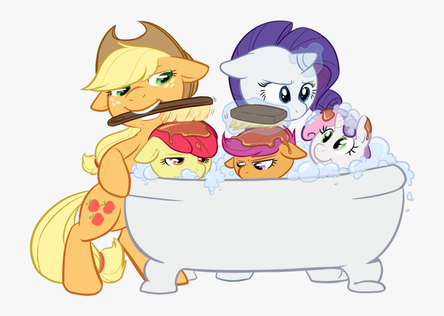My Little Pony Bath Time, Transparent Clipart