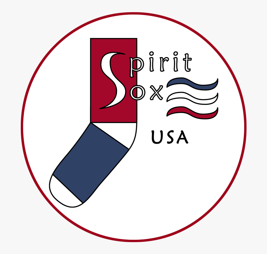 Spirit Sox Usa Log, Transparent Clipart