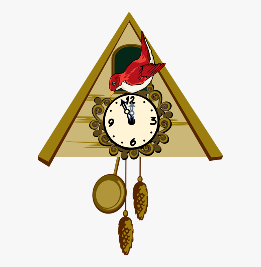Cuckoo Clock Clipart - Cuckoo Bird Clock Clipart, Transparent Clipart
