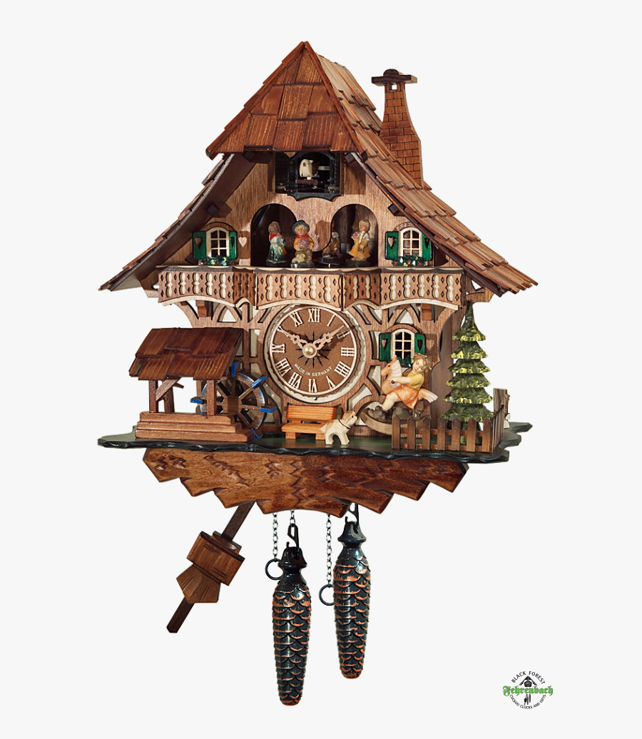 Download Cuckoo Png Image - Quartz Kissing Music Cuckoo Clock, Transparent Clipart