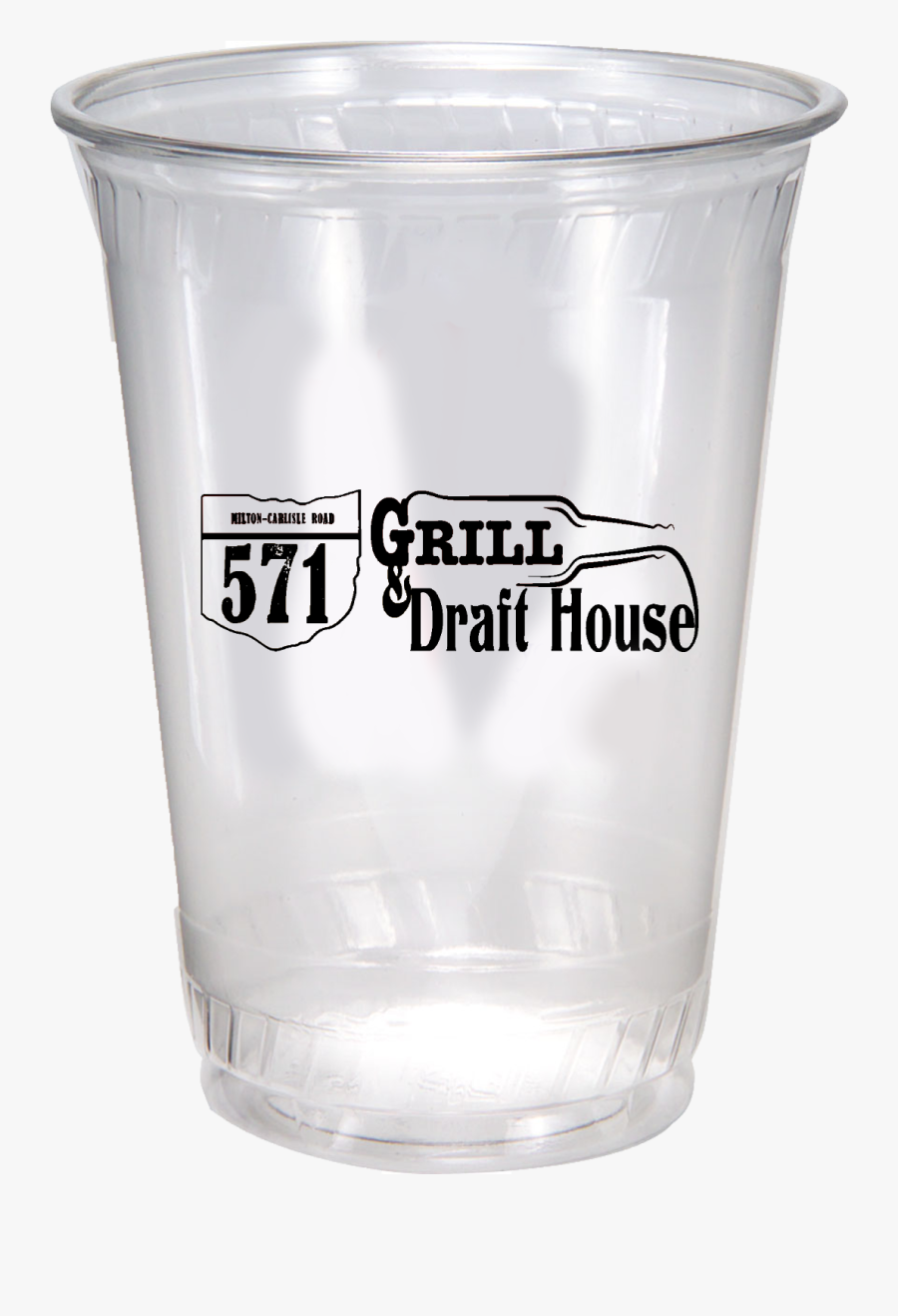Cup Transparent Blank Plastic - Pint Glass, Transparent Clipart