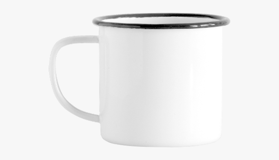 Cup Transparent Blank Plastic - Blank White Camp Mug, Transparent Clipart