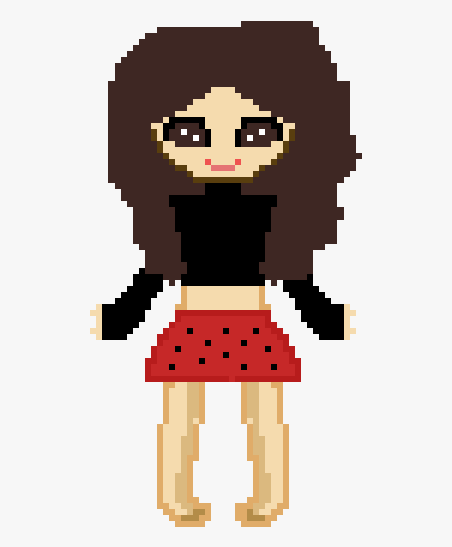 Transparent Girl With Brown Hair Clipart - Cartoon, Transparent Clipart