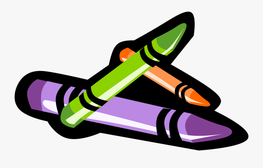 Violet Clipart Wax Crayon - Child Care, Transparent Clipart