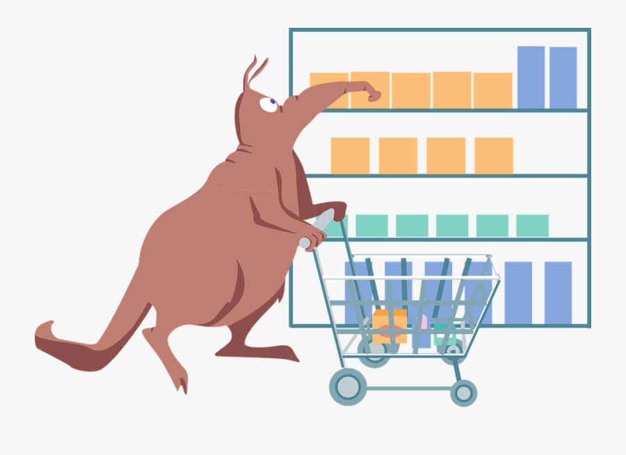 Shopping By Animal Vector, Transparent Clipart