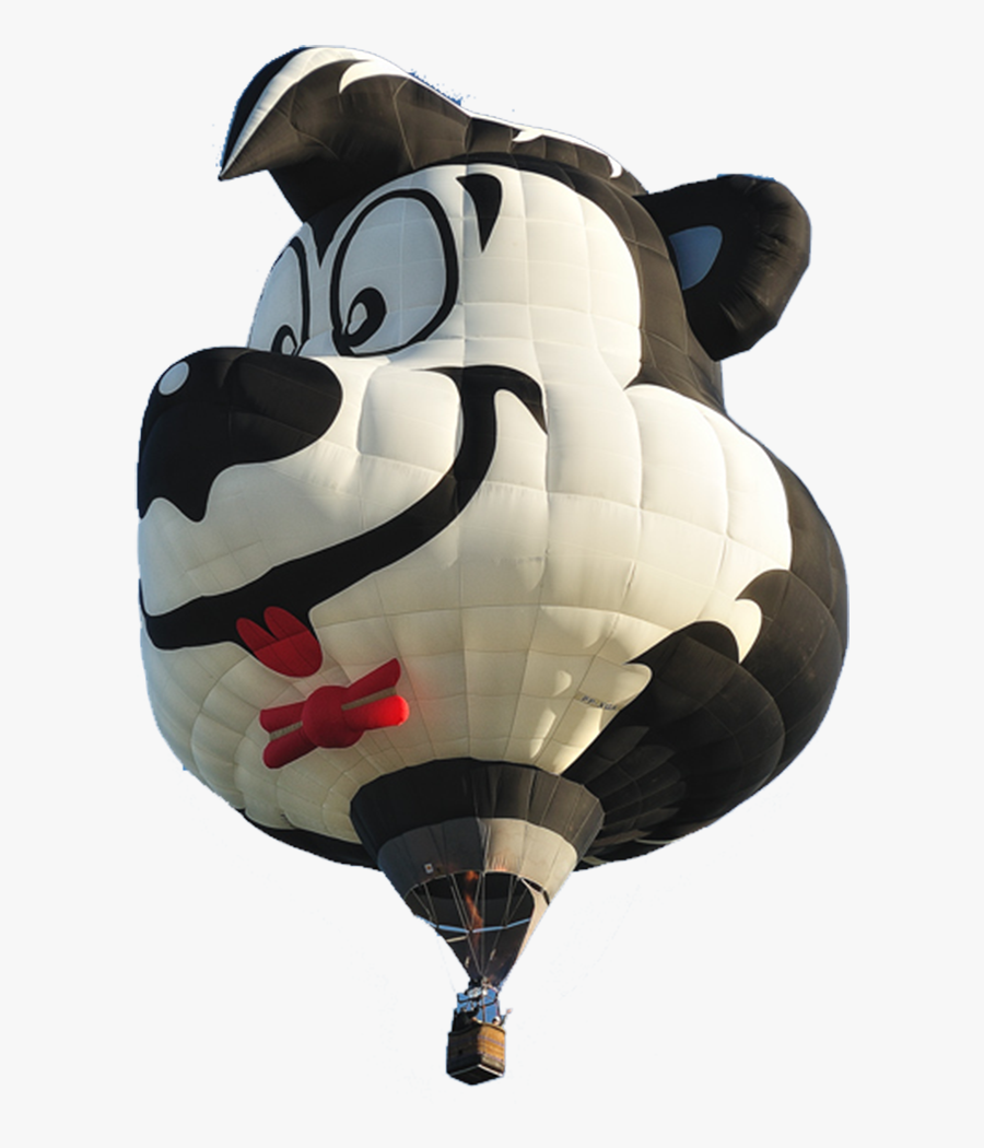 Spunky The Skunk - Classic Hot Air Balloon Transparent, Transparent Clipart