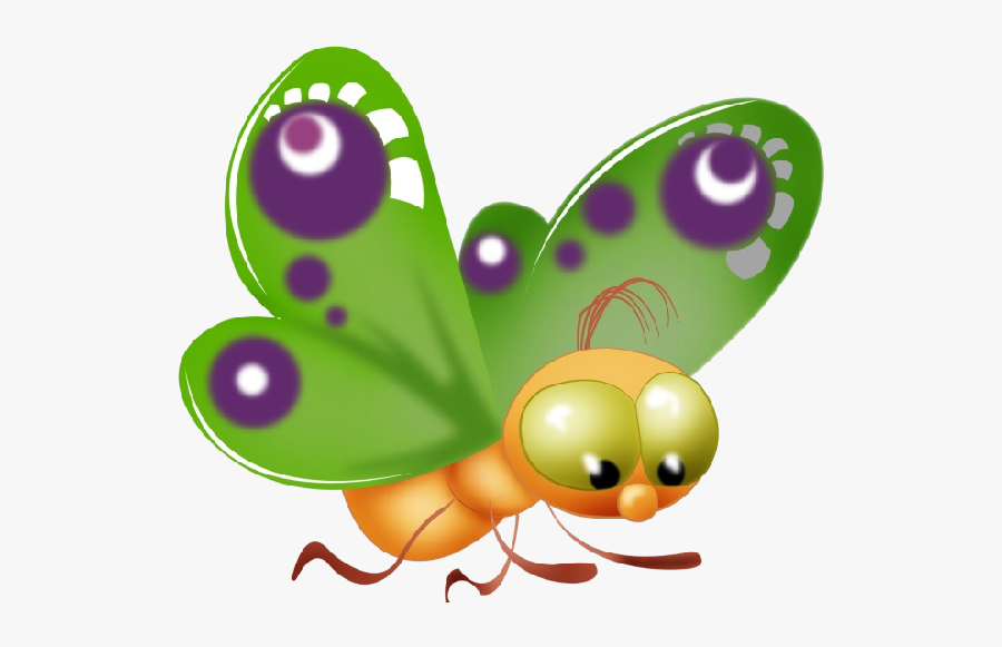 Baby Cartoon Clip Art - Clipart Transparent Background Butterfly, Transparent Clipart