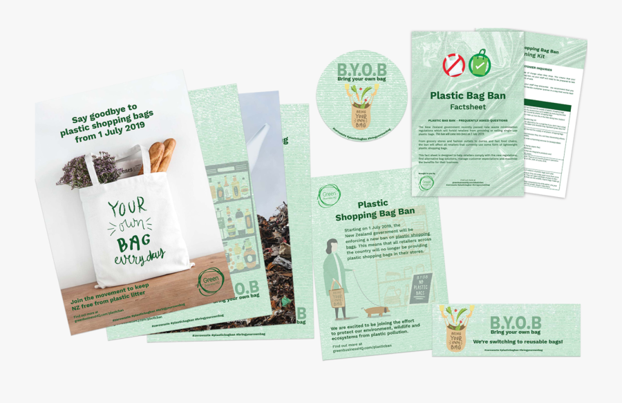 Know Of A Business Still Using Plastic Shopping Bags - Brochure, Transparent Clipart