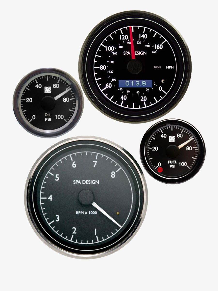 Transparent Tachometer Png - Gauge, Transparent Clipart