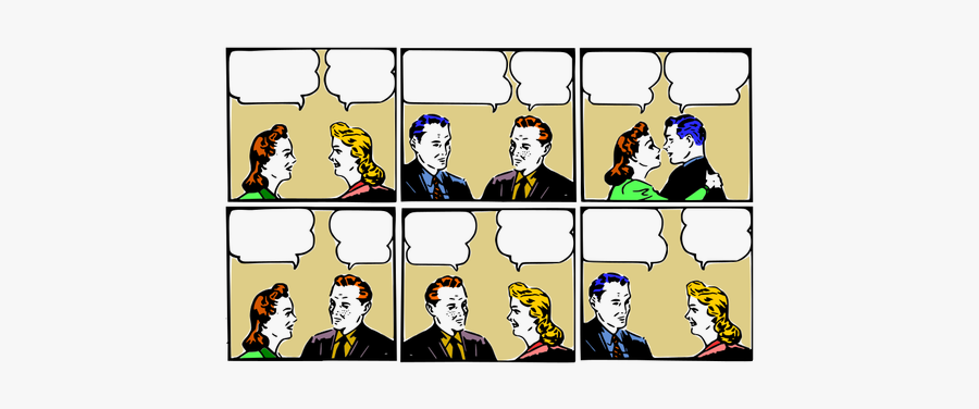 Comic Ccouples - - Comics Clipart, Transparent Clipart