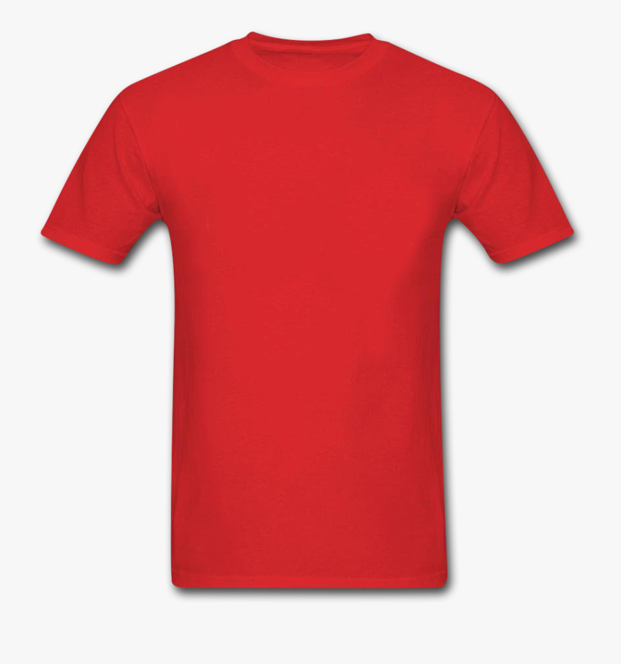 Transparent T-shirt Clipart - แบบ เสื้อ สี แดง, Transparent Clipart