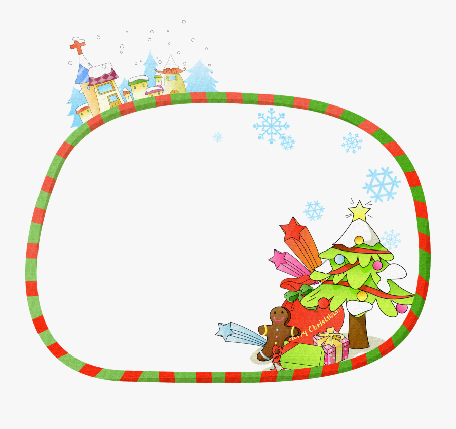 Christmas Frames, Christmas Fun, Winter Clipart, Decorative - Marco De Navidad Animado, Transparent Clipart
