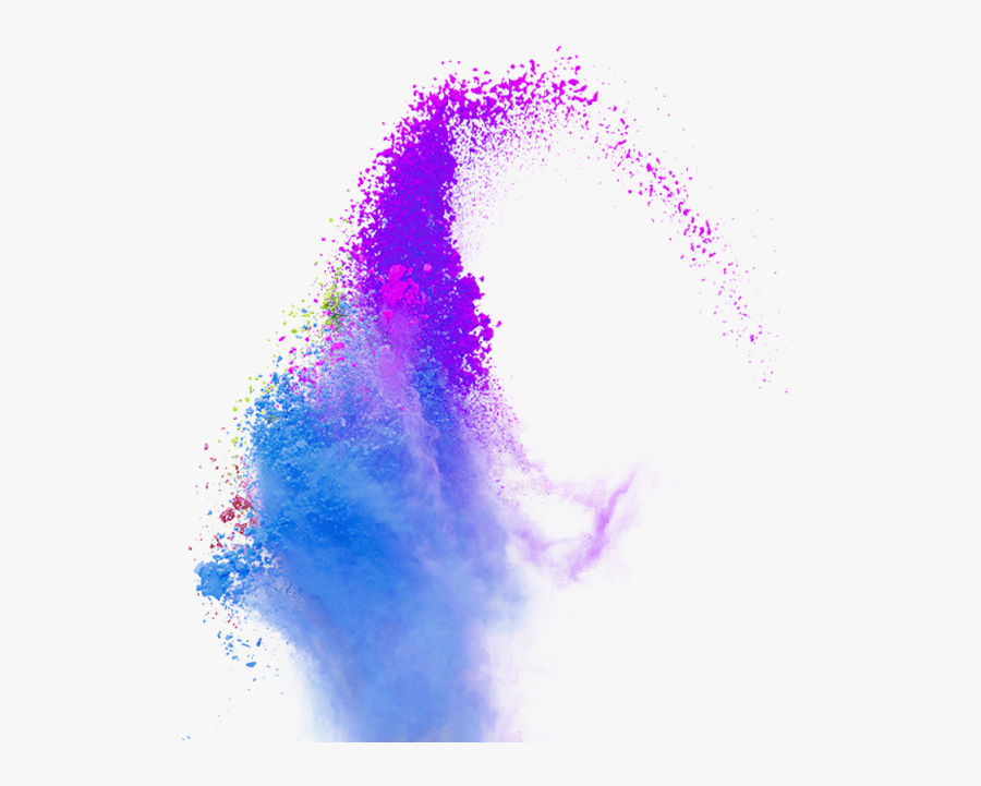 Powder Smoke Vector Blue - Color Smoke Vector Png, Transparent Clipart