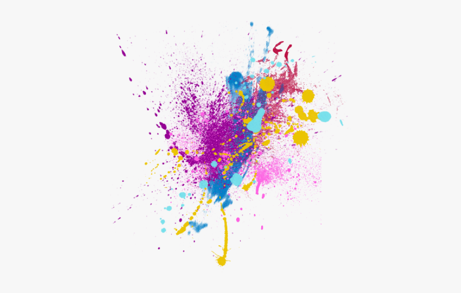 Colorful Splash Png - Colour Picsart Splash Effect, Transparent Clipart