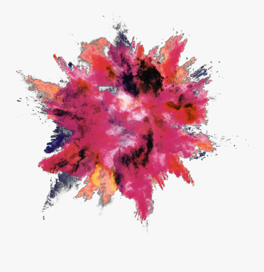 #explosion #color #powder #dust - Splash Effect For Picsart, Transparent Clipart