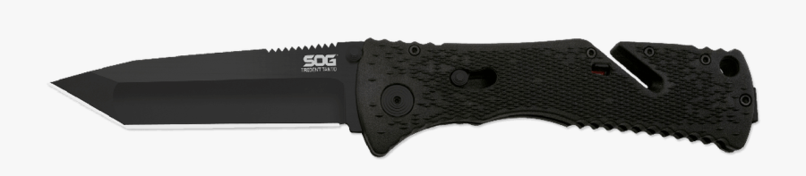 Trident Tanto - Utility Knife, Transparent Clipart