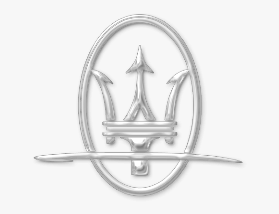 Maserati Logo Car, Transparent Clipart