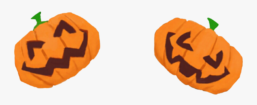 #spooky #pumpkin #ears #halloween #halloweeniscoming - Jack-o'-lantern, Transparent Clipart