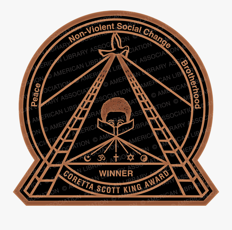Coretta Scott King Book Awards Seal - Coretta Scott King Symbols, Transparent Clipart