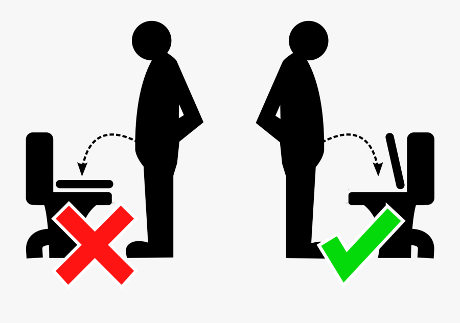 Please Open Up The Wc Lid Before Using It - Wc Using, Transparent Clipart