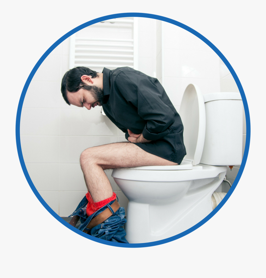 Toilet Straining, Transparent Clipart