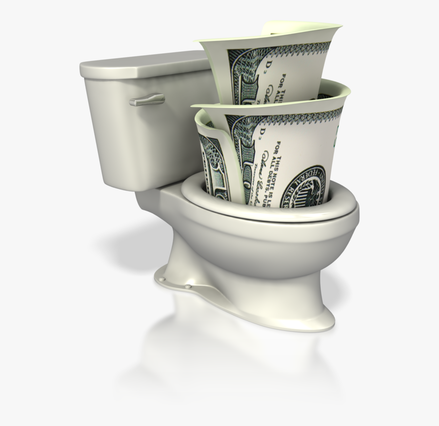 Wasting Money Png, Transparent Clipart
