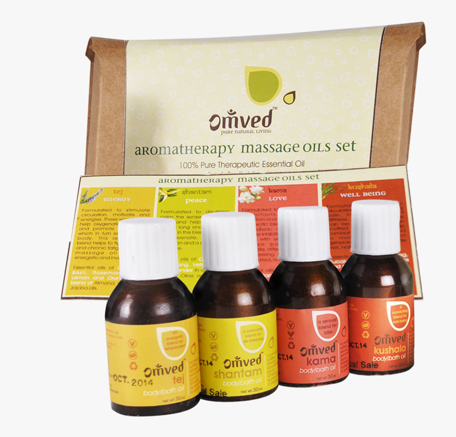 Clip Art Omved Aromatherapy Oils - Bottle, Transparent Clipart