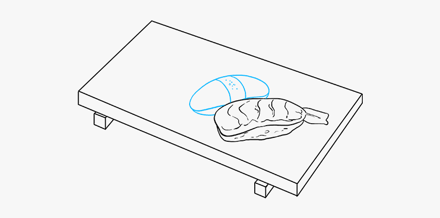 How To Draw Sushi - Draw Sushi, Transparent Clipart