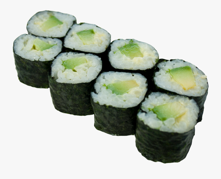 Avocado Roll Png Photos - Avocado And Cucumber Maki, Transparent Clipart