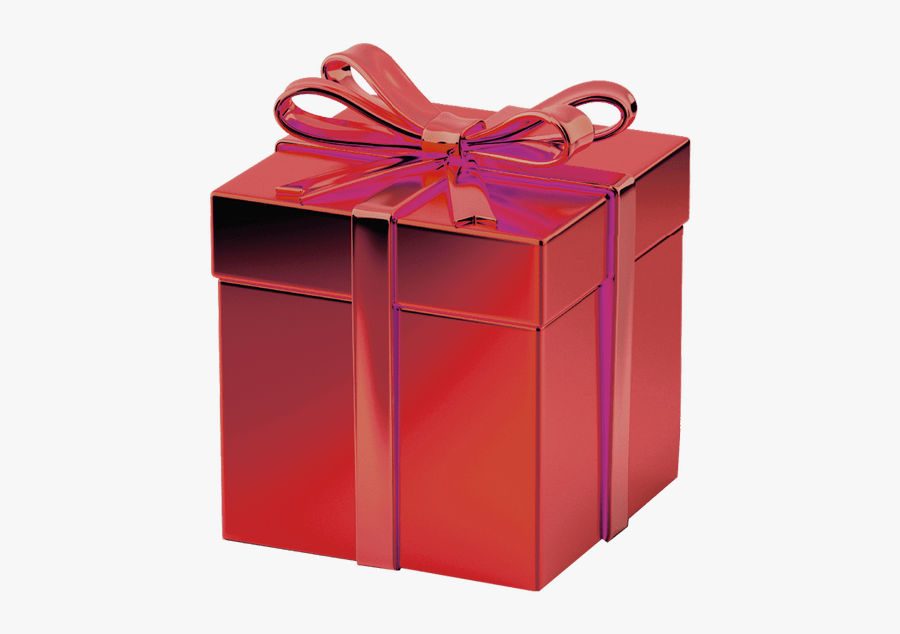 Black Gift Box Png, Transparent Clipart