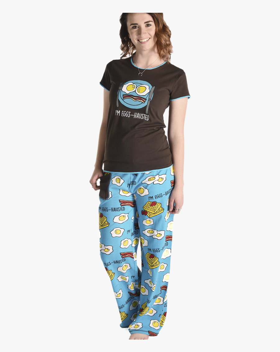Women"s Fitted Pj Set Image - Pajamas, Transparent Clipart