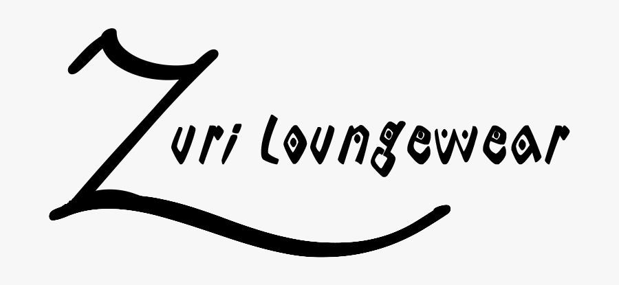 Zuri Loungewear - Calligraphy, Transparent Clipart