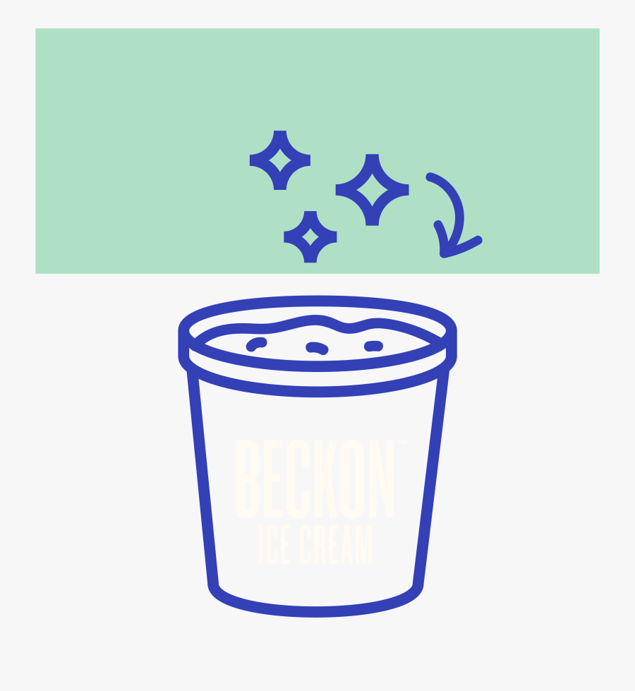 Beckon Ice Cream Dairy Full Lactose Free Premium Ice - Ice Cream Pint Clipart, Transparent Clipart